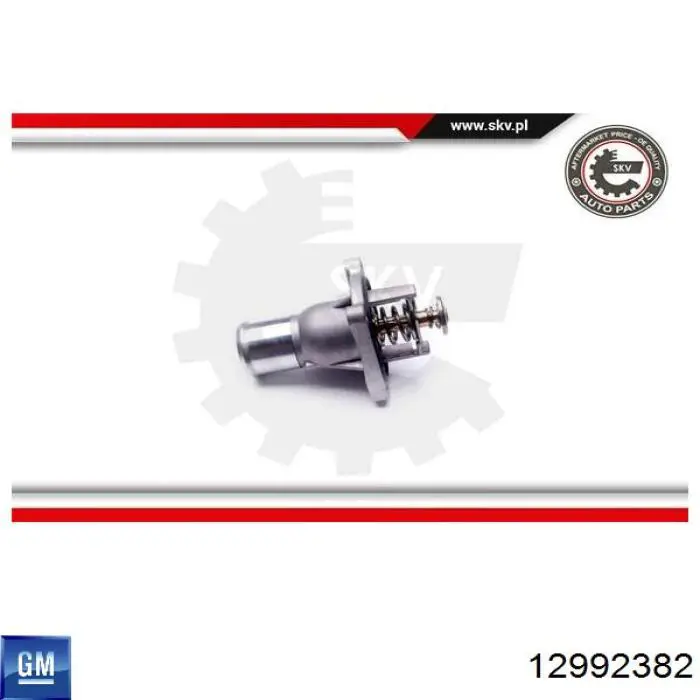 12992382 General Motors Корпус термостата в сборе
