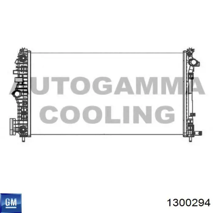 1300294 General Motors Радиатор основной