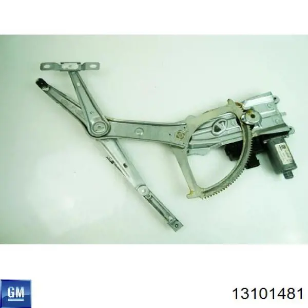 Механизм стеклоподъемника двери передней, правой Peugeot/Citroen 13101481