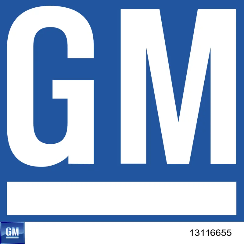 13116655 General Motors gozno de garra (parte complementar de fecho da porta dianteira)