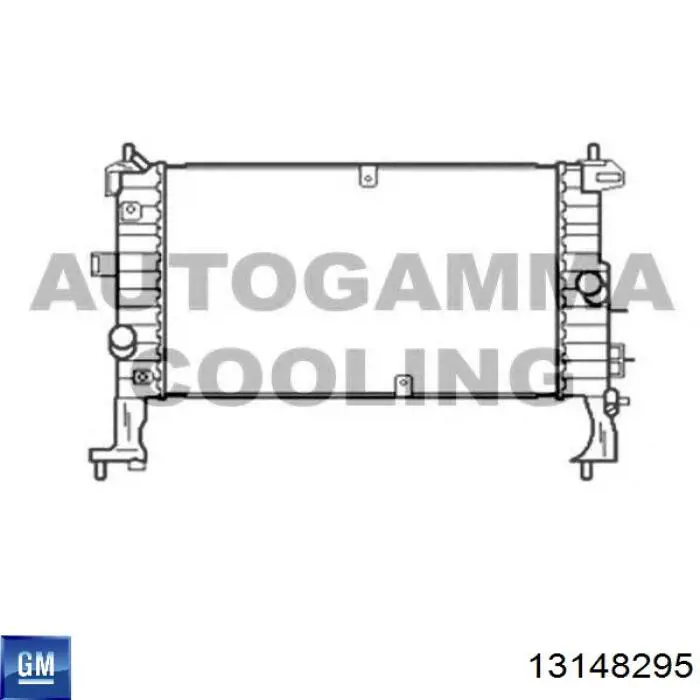 Радиатор 13148295 General Motors