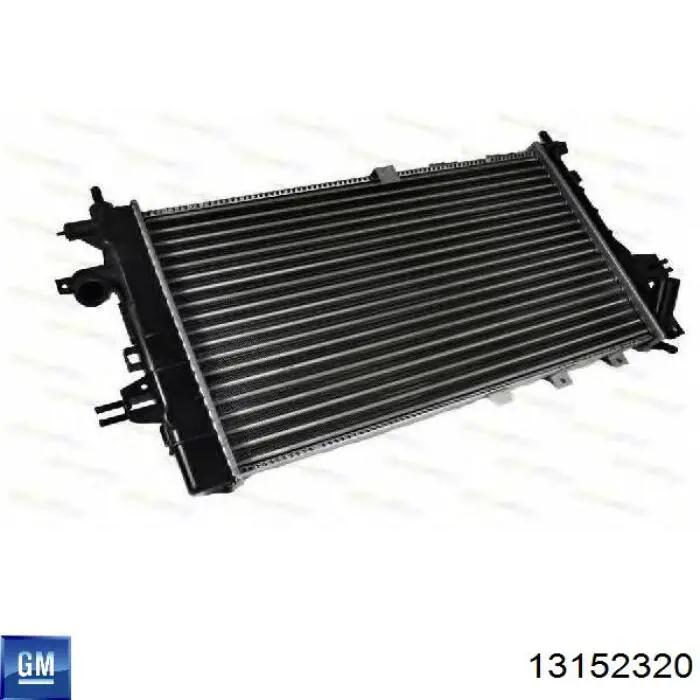 Радиатор охлаждения двигателя General Motors 13152320 цена, от 65.60 USD