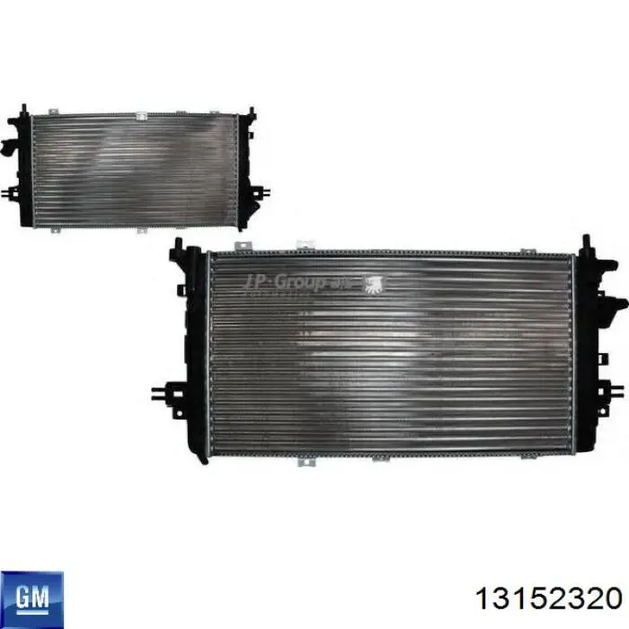 Купить 13152320 General Motors Радиатор водяной