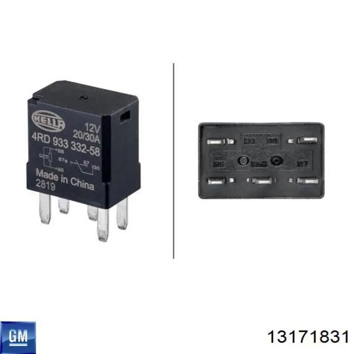Реле компрессора пневмоподвески General Motors 13171831 цена, от 2.98 USD