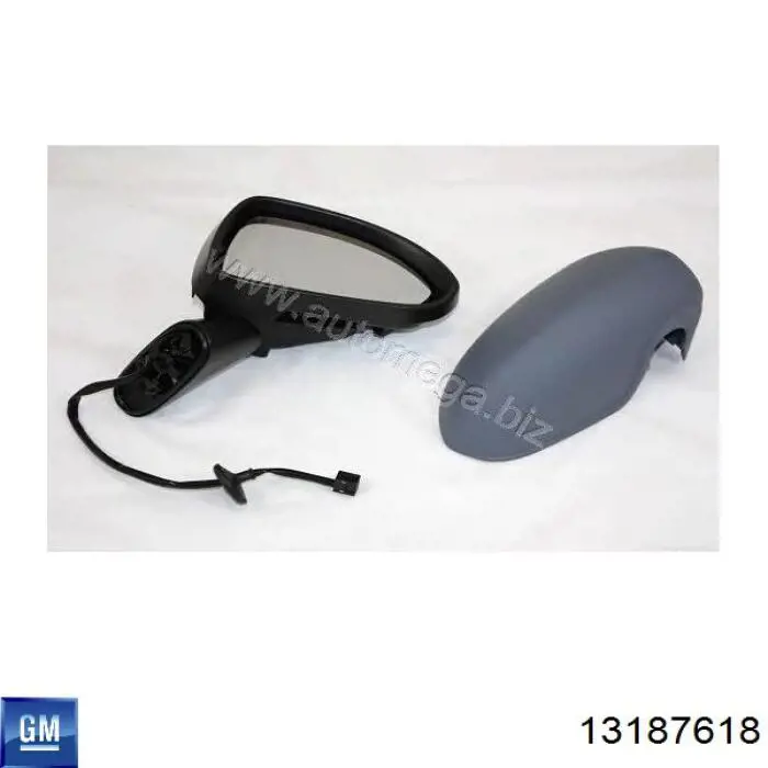 Наружное зеркало правое General Motors 13187618 цена, от 40.72 USD