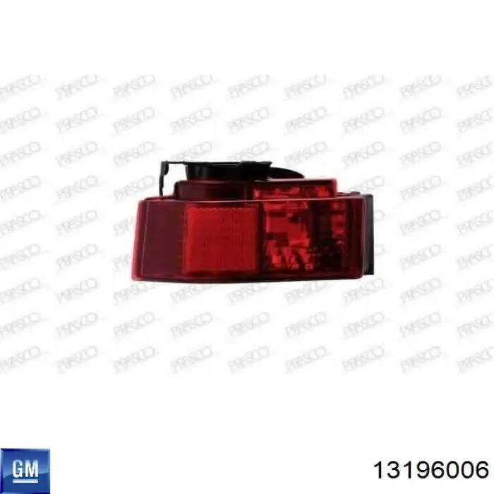 Фара противотуманная задняя, правая Opel 1222614 цена, от 15.05 USD