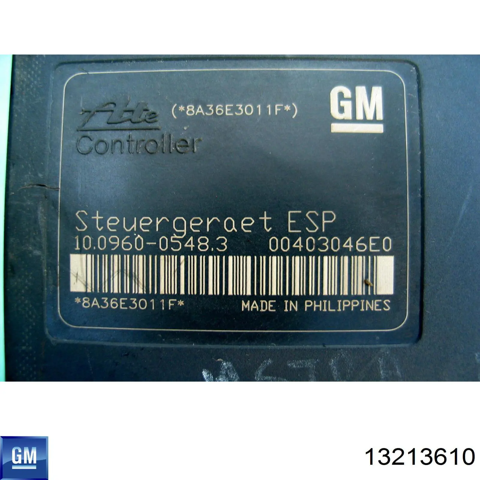 13246535 General Motors блок управления абс (abs гидравлический)