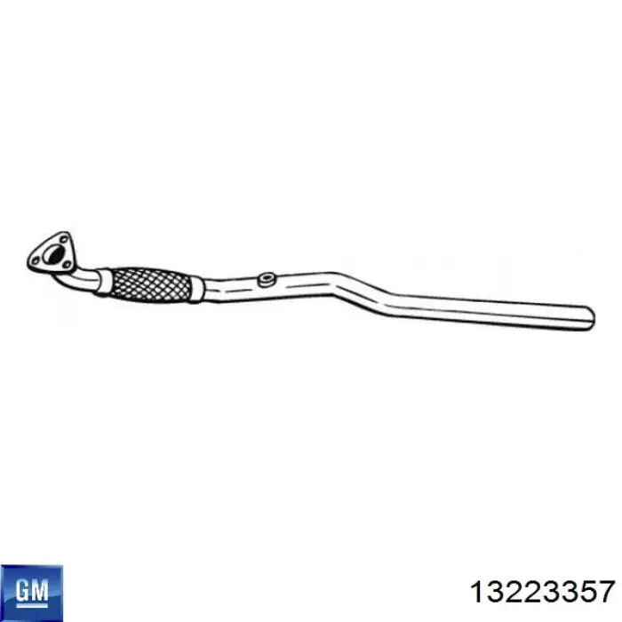 95528448 Opel Глушитель центральный