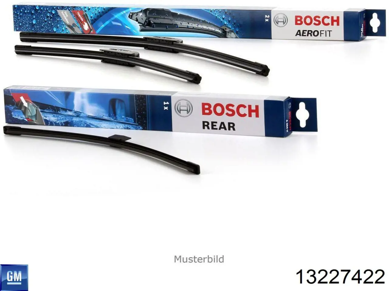 Задняя щетка Opel 1272339