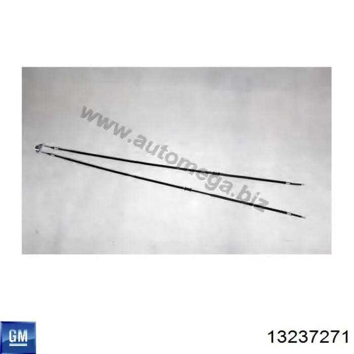 13237271 General Motors Трос ручного тормоза задний правый/левый