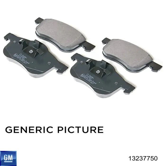 Тормозные колодки General Motors 13237750