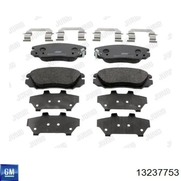 Колодки General Motors 13237753 цена, от 23.12 USD
