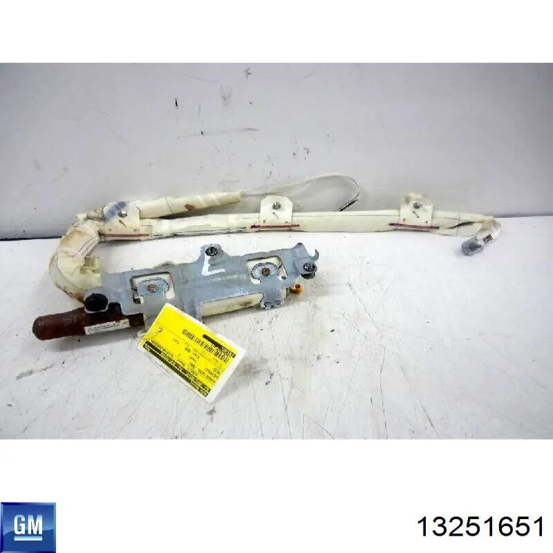 544663743 Opel cinto de segurança (airbag de estore lateral esquerdo)