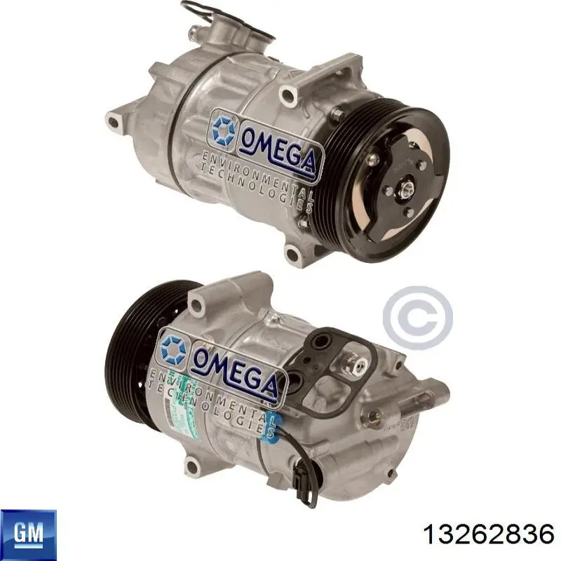 Компрессор системы кондиционирования General Motors 13262836 цена, от 149.75 USD