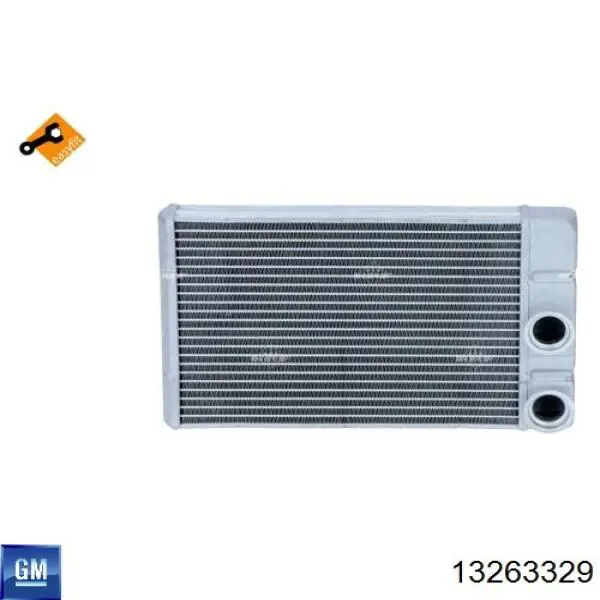 Радиатор печки 13263329 General Motors