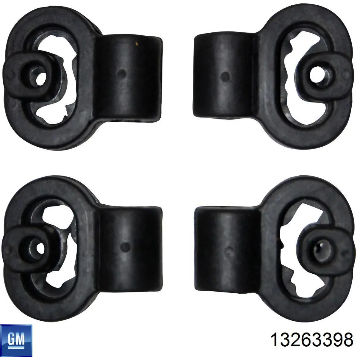 Передняя часть глушителя 13263398 General Motors