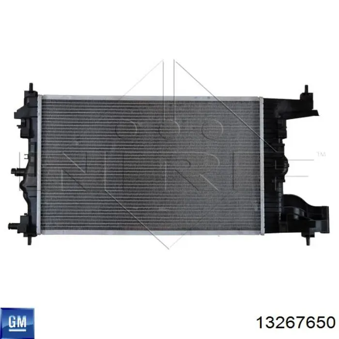 Купить 13267650 General Motors Радиатор водяной