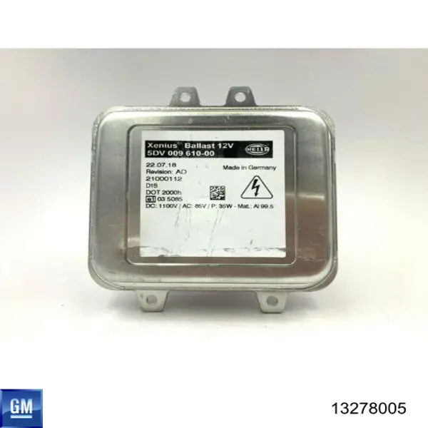 Купить 13278005 General Motors Блок розжига ксенона