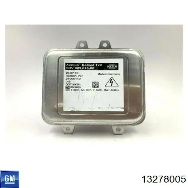 Купить 13278005 General Motors Блок розжига ксенона