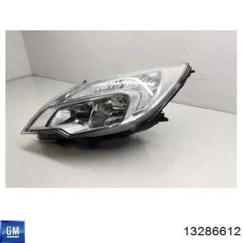 Левая фара 13286612 General Motors
