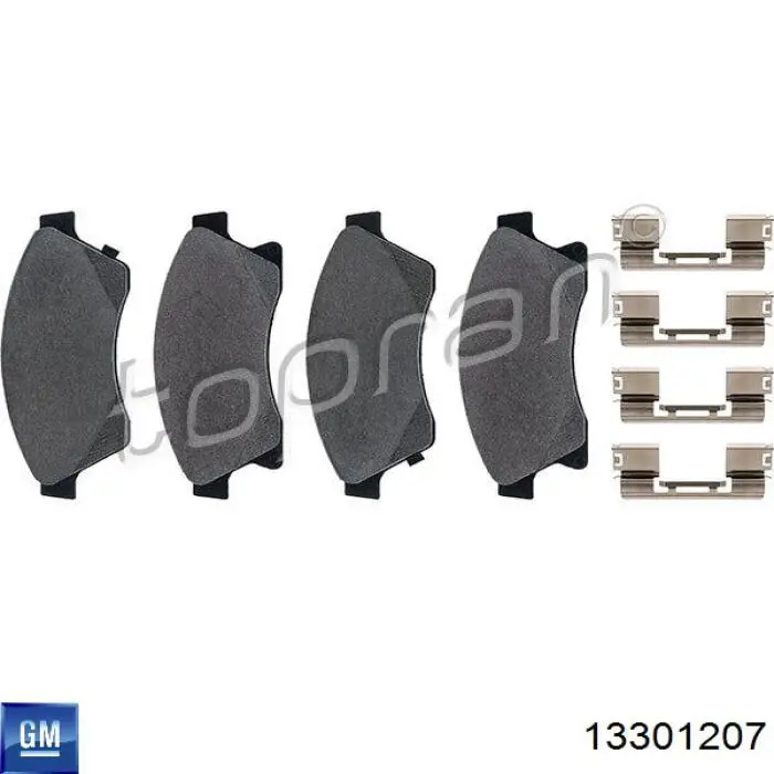 13301207 General Motors Колодки передние
