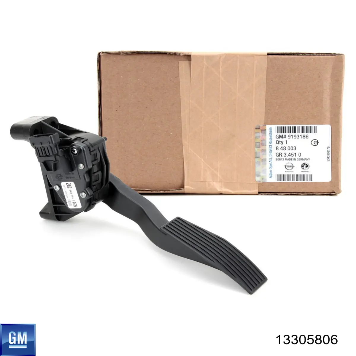 Педаль газа (акселератора) Opel 848039 цена, от 65.74 USD