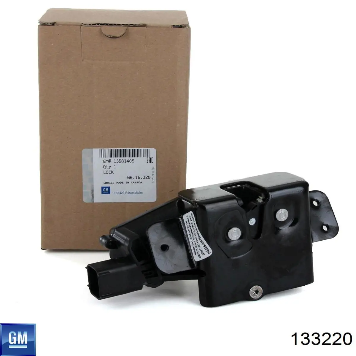 Замок багажника 133220 General Motors