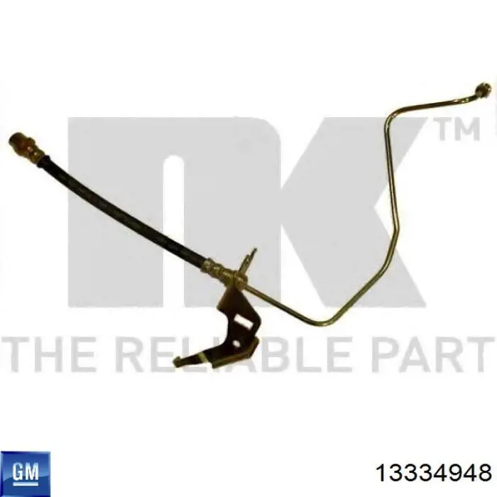 Шланг тормозной задний, правый General Motors 13334948 цена, от 18.78 USD