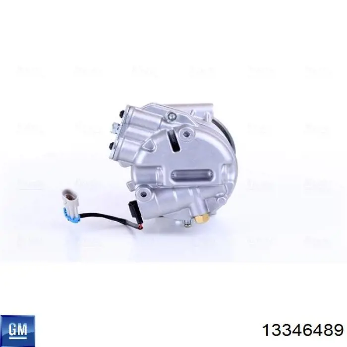 Компрессор кондиционера 13346489 General Motors