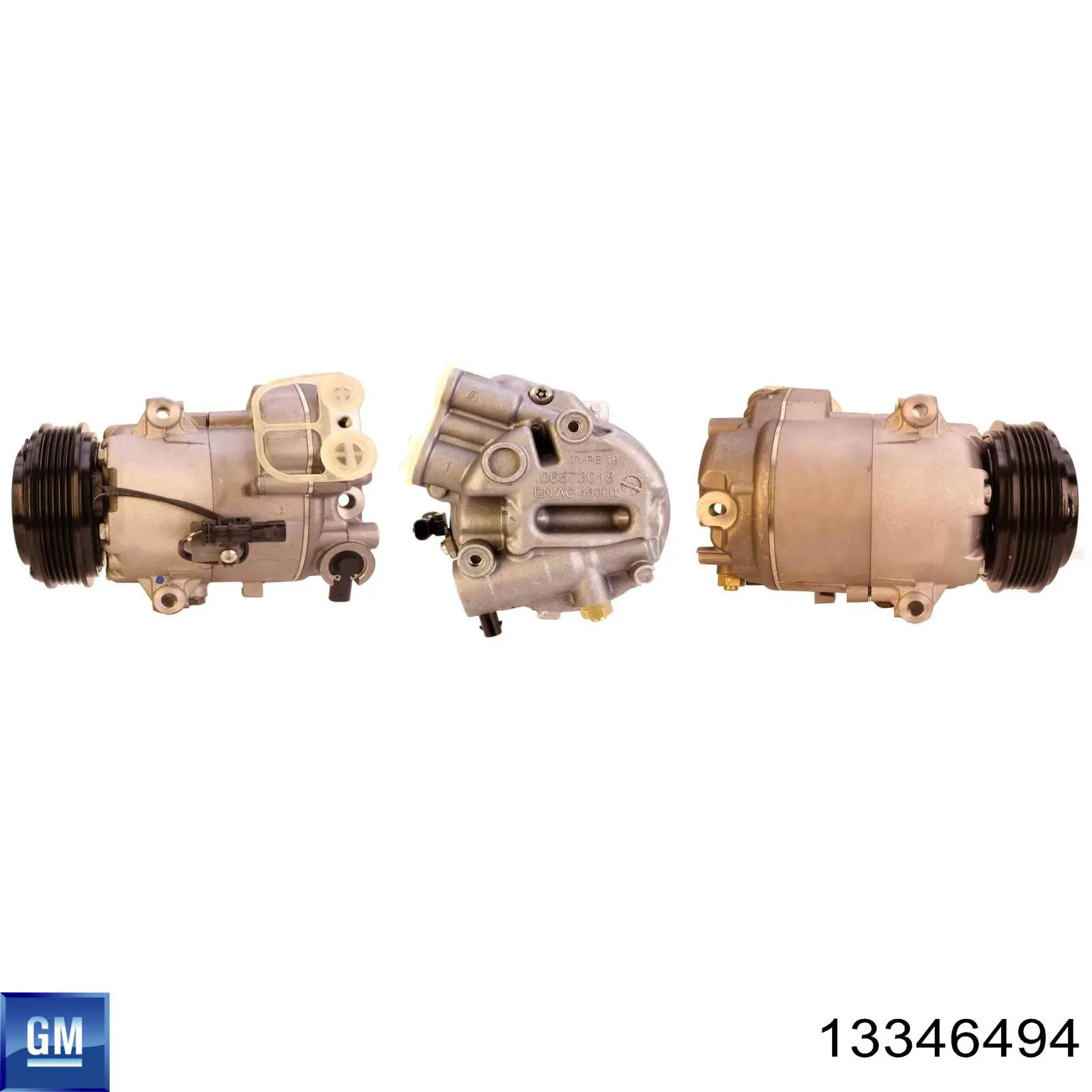 Компрессор системы кондиционирования General Motors 13346494 цена, от 112.87 USD