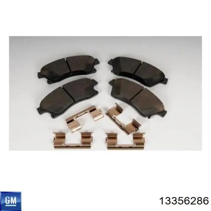 13356286 General Motors Колодки передние