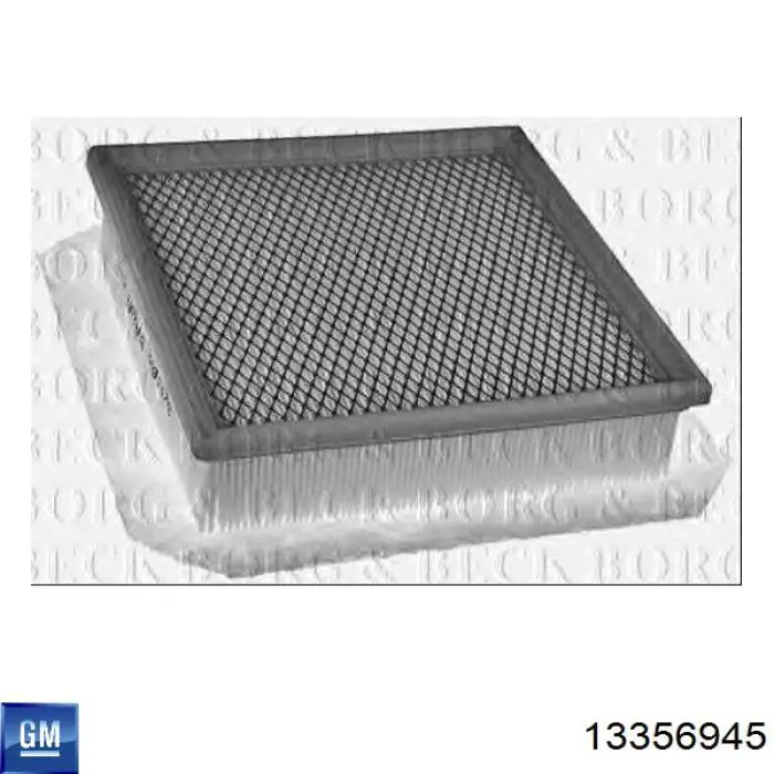 13356945 General Motors Воздушный фильтр двигателя
