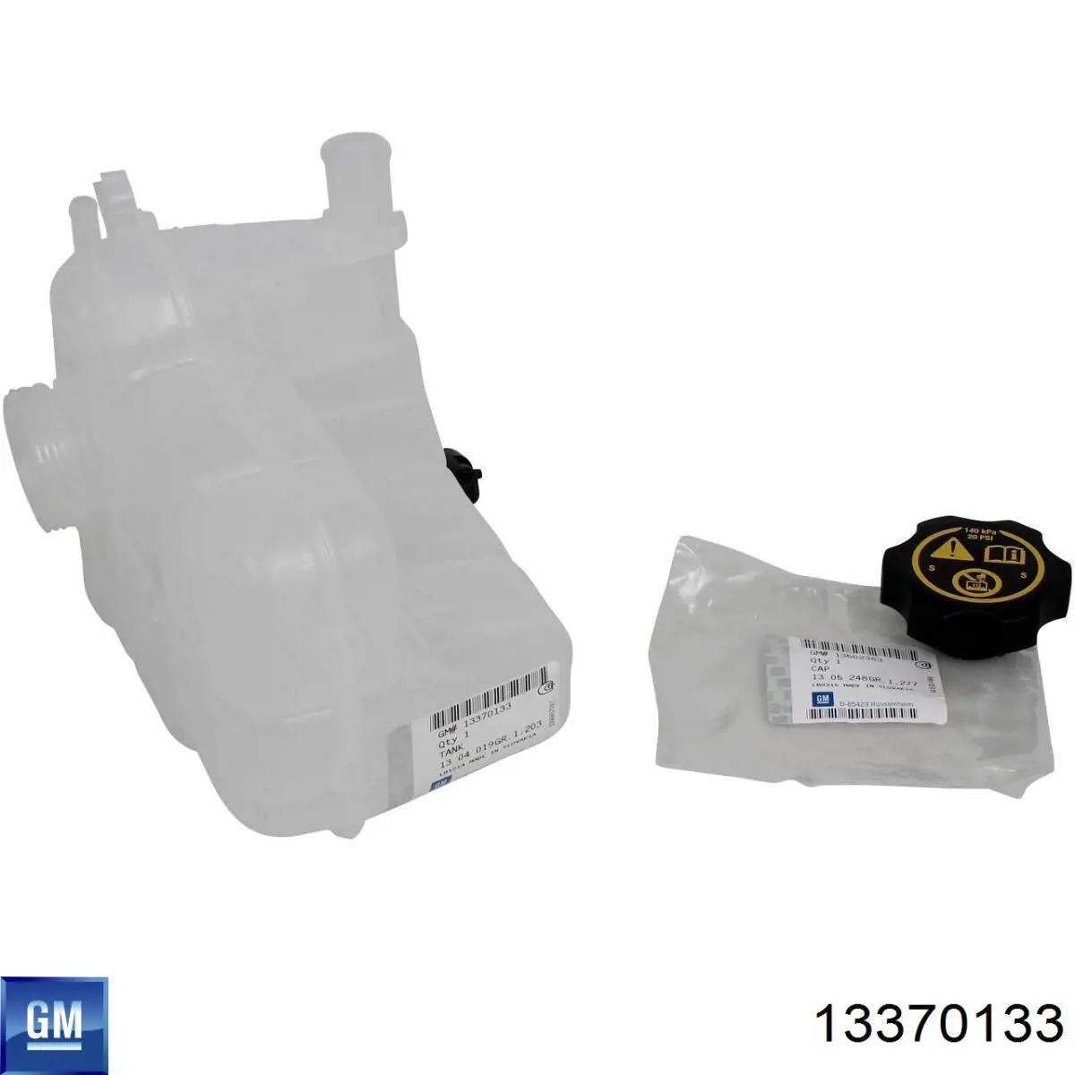 Бачок системы охлаждения 13370133 General Motors