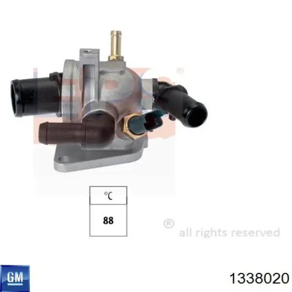 Термостат 1338020 General Motors