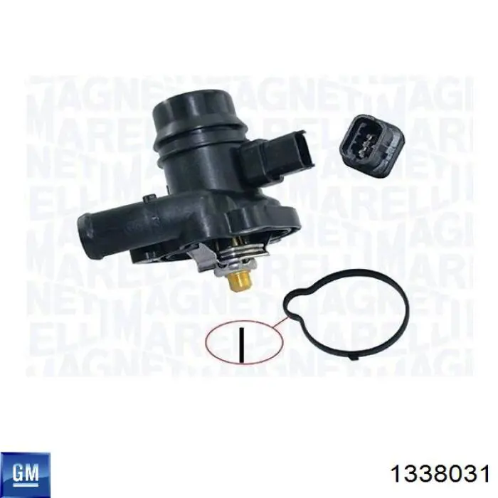 Термостат в корпусе General Motors 1338031 цена, от 37.15 USD