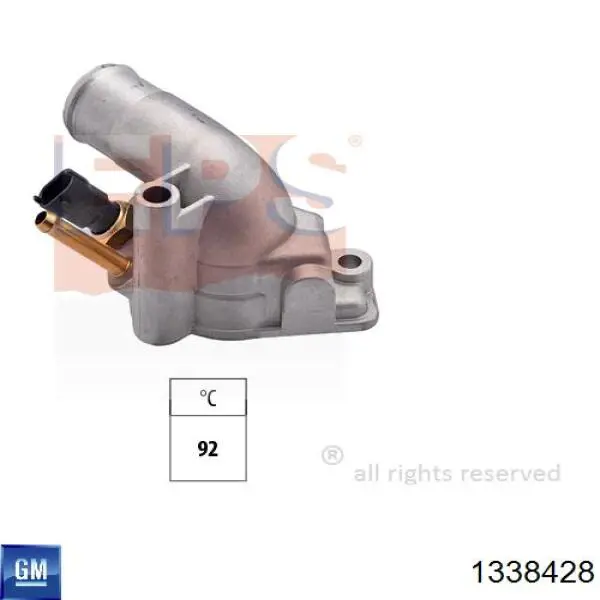 1338428 General Motors Авто термостат