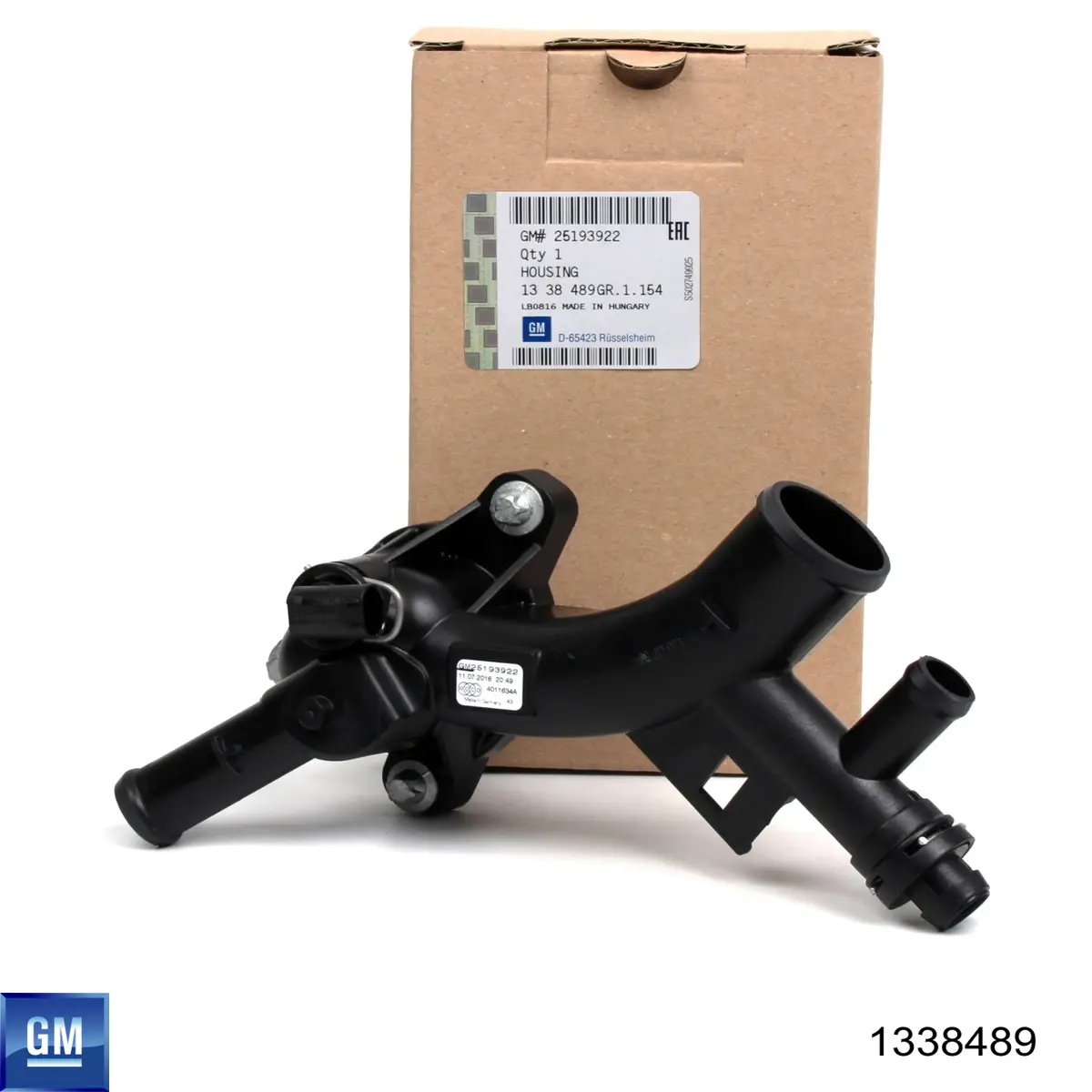 1338489 General Motors Тройник системы охлаждения