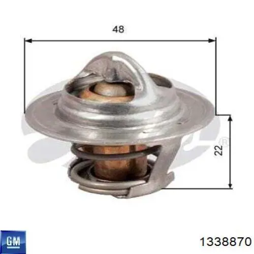 Термостат в корпусе General Motors 1338870 цена, от 5.70 USD