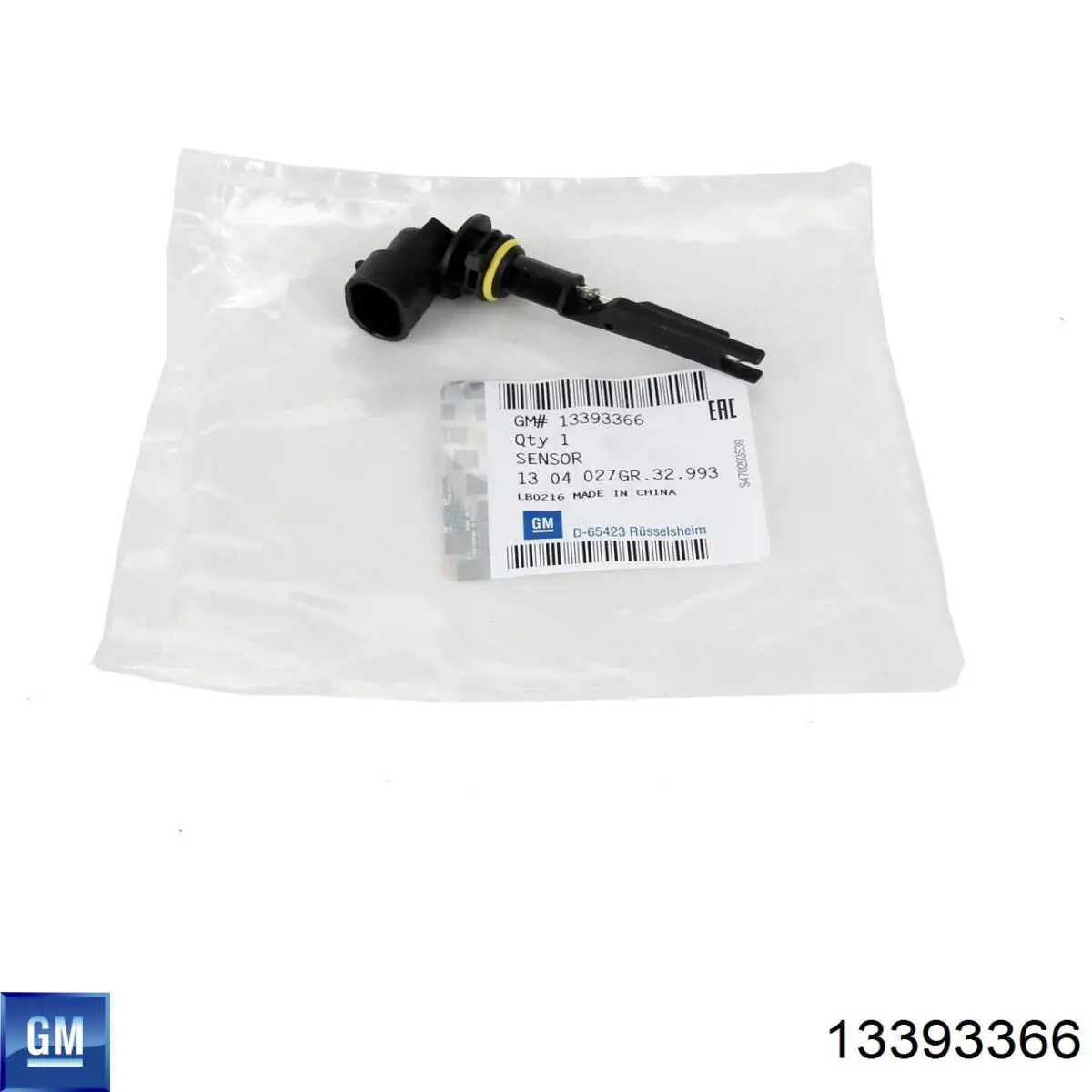 Датчик уровня охлаждающей жидкости в бачке 13393366 General Motors