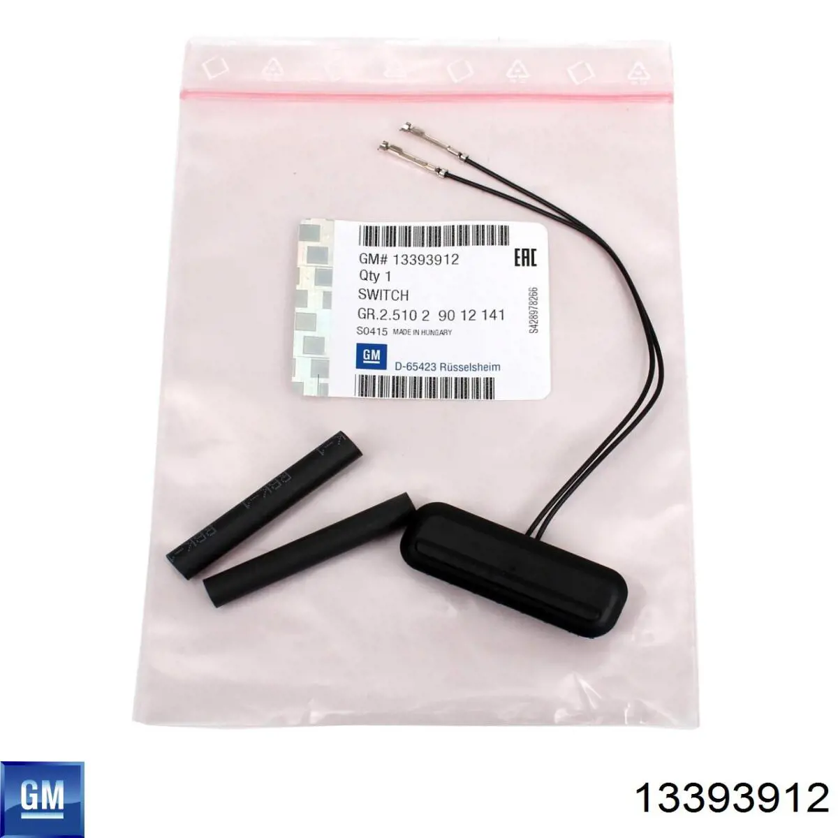 Купить 13393912 General Motors Кнопка привода замка задней 3/5 двери (ляды)
