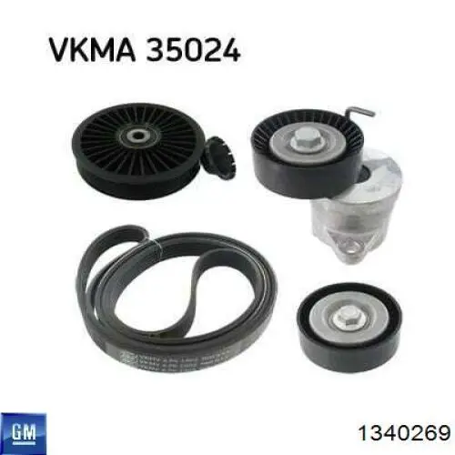 Натяжитель приводного ремня GAT31480 GMB