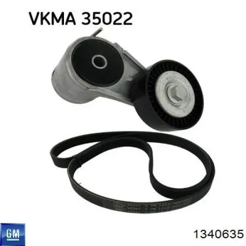 1340635 General Motors Поликлиновый ремень