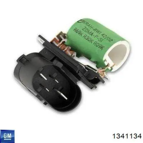 1341396 Opel резистор моторчика вентилятора кондиционера