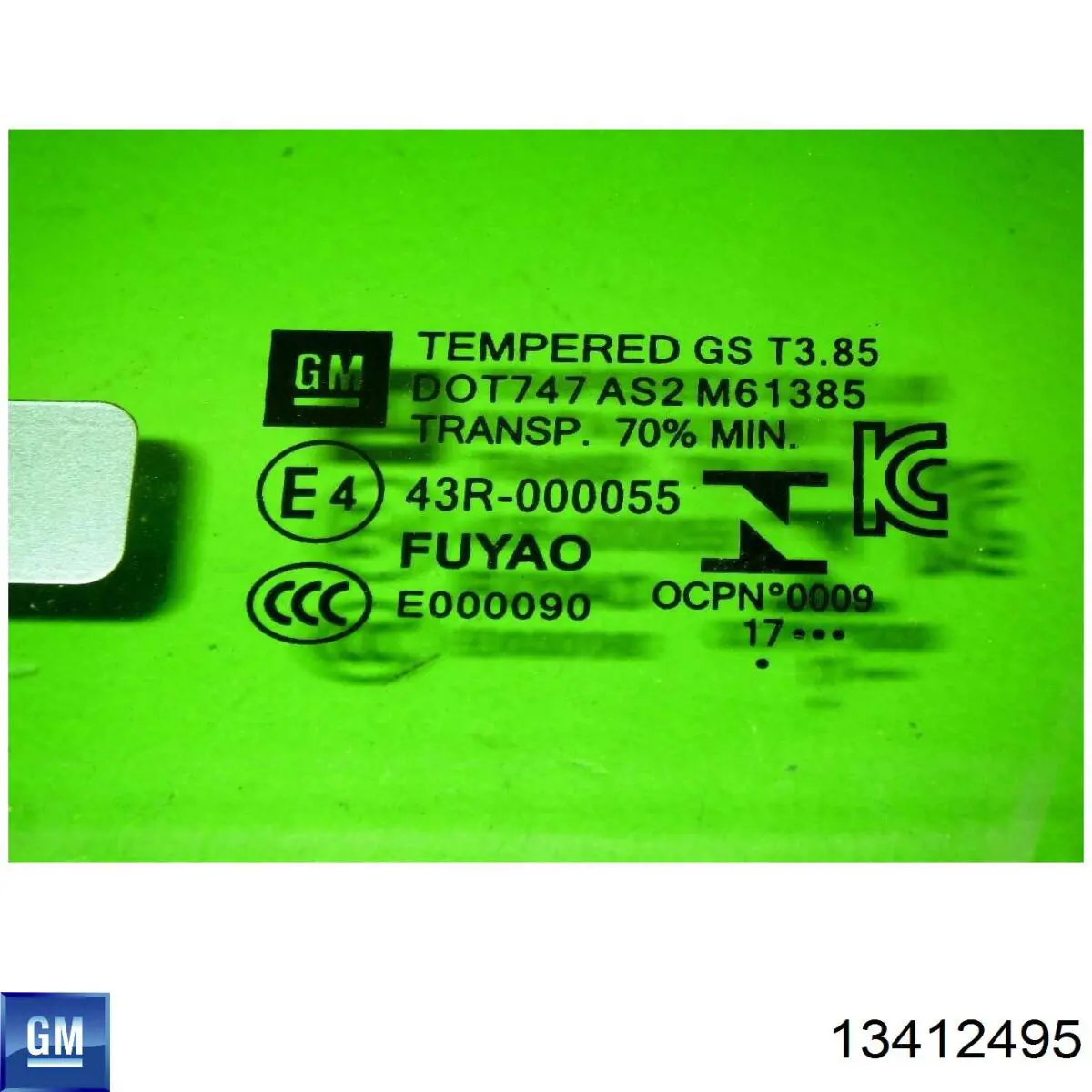GS1720D301 XYG Стекло двери передней левой