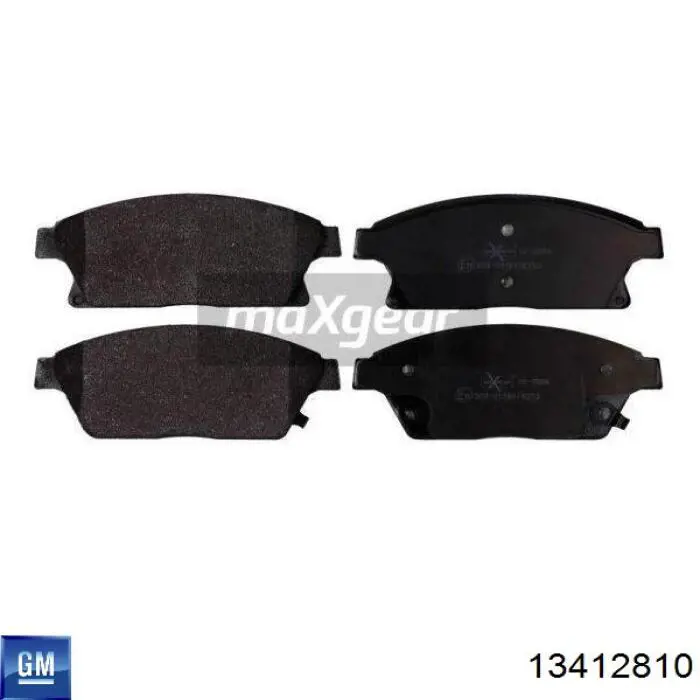 Купить 13412810 General Motors Колодки тормозные