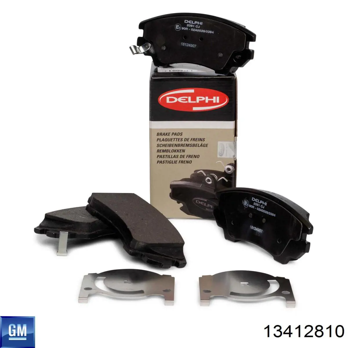 13412810 General Motors Колодки передние