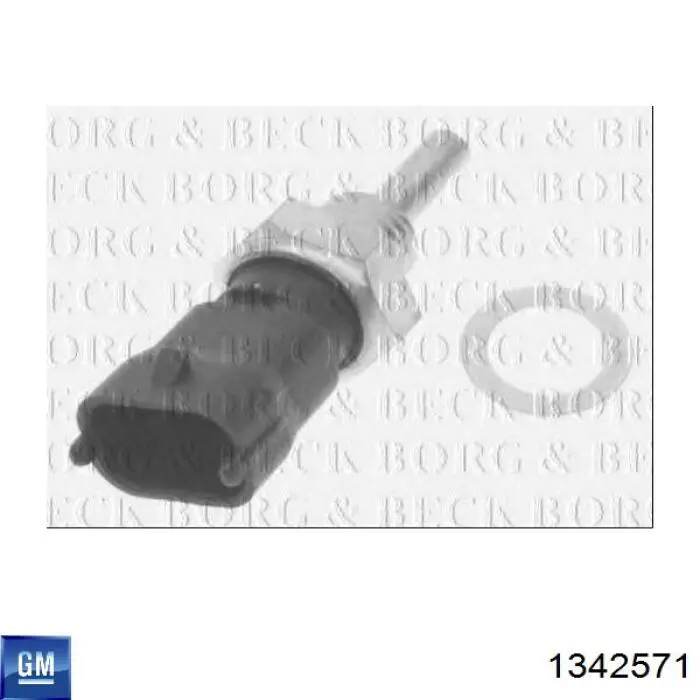 Датчик температуры охлаждающей жидкости 1342571 General Motors