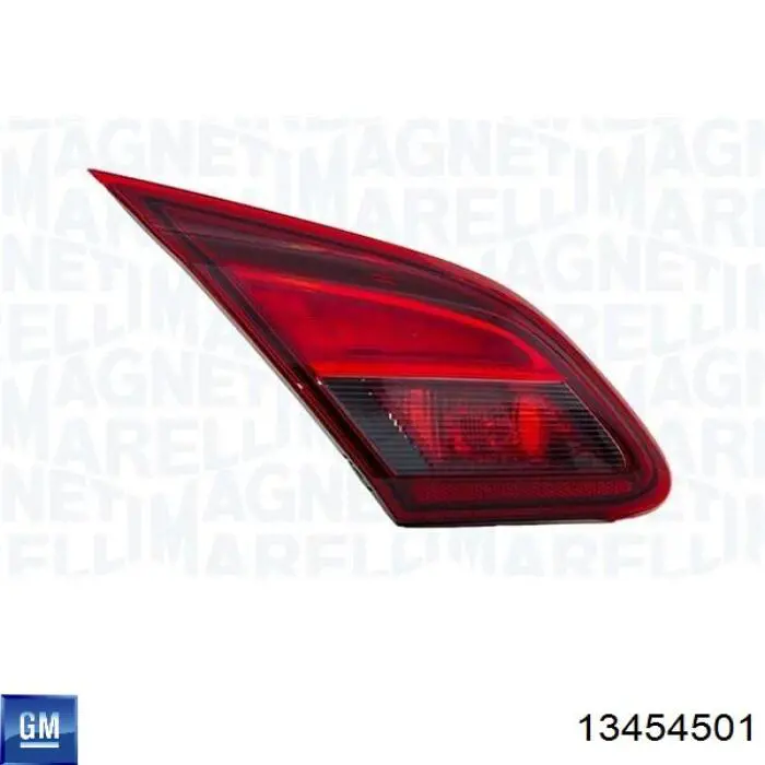 13428452 Opel lanterna traseira direita interna