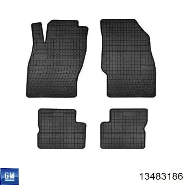 Коврик передний, комплект 2 шт. General Motors 13483186 цена, от 45.30 USD