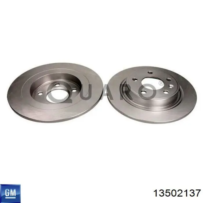 Задний тормозной диск General Motors 13502137 цена, от 39.15 USD